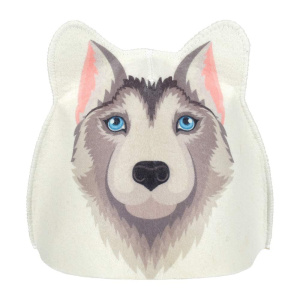 Шапка для бани и сауны Hot Pot «Хаски» войлок