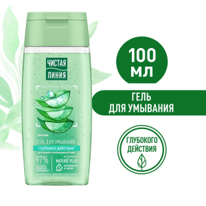 Чистая Линия Nature Plus Гель для умывания глубокого действия 100мл