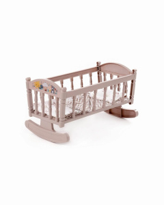ПОЛЕСЬЕ Кроватка-качалка №4 8 элементов, коричневая
