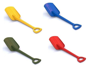 Лопата НОРДПЛАСТ 70 см, 4 цвета: красный, желтый, синий, хаки