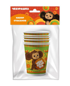 Стаканы ND Play Чебурашка, 6 шт*250 мл