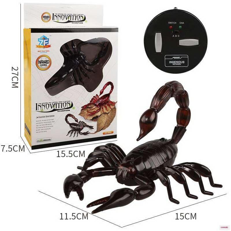 Интерактивная игрушка JUNFA "Скорпион", р/у, световые эффекты, 16х13х7см