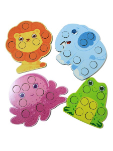 Развивающая игра Мастер Игрушек Мозаика Малыши и кругляши