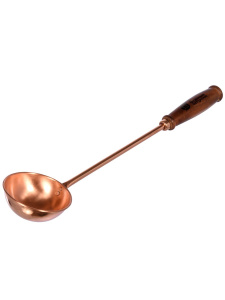 Банные штучки Ковш из меди 0,2 л, длина 45 см