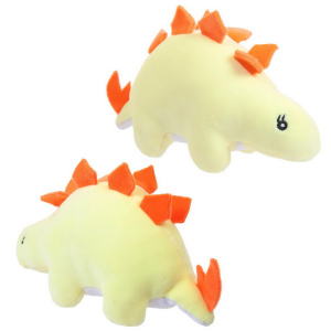 Мягкая игрушка ABtoys Dino Baby Динозаврик желтый, 18см
