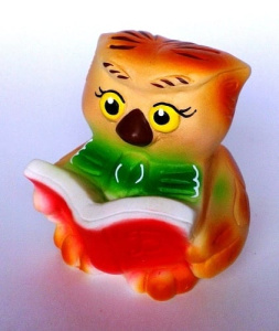 Сова-учитель 10 см, игрушка ПВХ