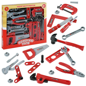 Игровой набор ABtoys Помогаю Папе Инструменты 23 предмета