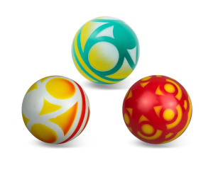 Мяч д.100 мм "Солнышко "окрашенный по трафарету