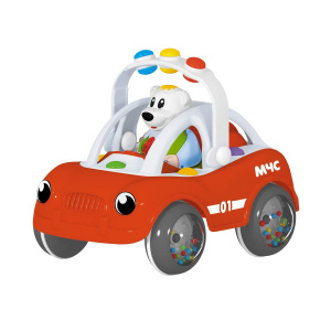 Машинка пластмассовая STELLAR Ватрушка Пожарная 19 см