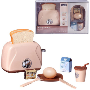 Игровой набор Junfa Тостер серия Гурман с аксессуарами для завтрака