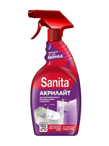 SANITA Средство чистящее "Акрилайт" для удаления известкового налета, 500 мл