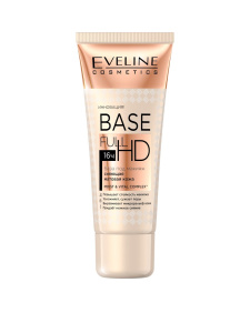 EVELINE BASE FULL HD Сияющая матовая кожа 4в1 база под макияж 30мл