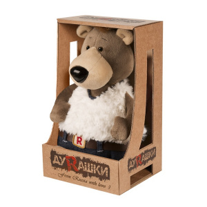 Мягкая игрушка Maxitoys ДуRашки Медведь в Джинсах 26 см