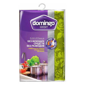 Доминго ПЛЮШ-АП салфетка из микрофибры 35*35см