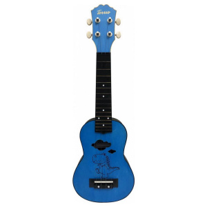 Музыкальный инструмент TERRIS Гитара гавайская Укулеле сопрано PLUS DINO 55*17*5,2. см