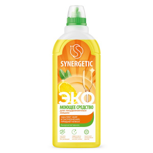 SYNERGETIC Универсальное моющее средство для посудомоечных машин, биоразлагаемое, 1л