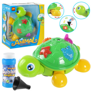 Мыльные пузыри Junfa "Черепашка", в наборе, световые и звуковые эффекты, 22,5х12х25,5 см