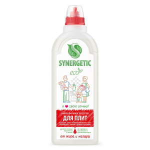 SYNERGETIC Средство моющее для кухонных плит, гриля и решеток 1л