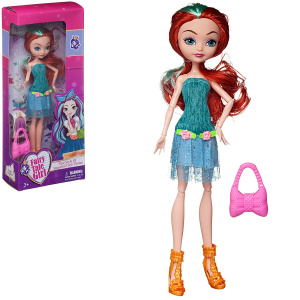 Кукла Junfa Kaibibi Сказочная девочка в бирюзовом платье 30см