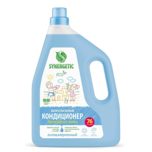 SYNERGETIC Кондиционер-ополаскиватель для белья "Бескрайний океан", 2,28 л (76 стирок)