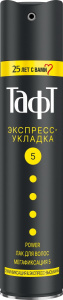 Лак для волос TAFT Power Экспресс-укладка мегафиксация 225мл