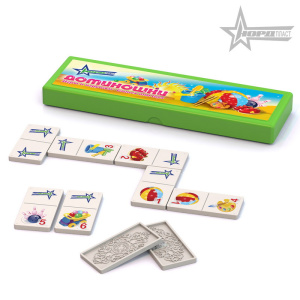Настольная игра НОРДПЛАСТ Доминошки "Игры и игрушки"