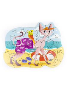 Пазл Мастер Игрушек Пляжная мода, фигурный 34 элемента