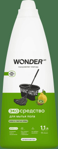 WONDER LAB Средство для мытья пола ЭКО с ароматом киви и листьев айвы 1100 мл