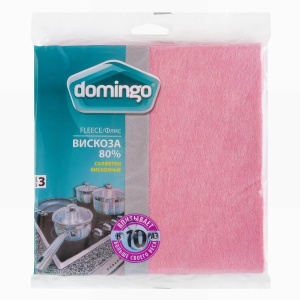 Доминго Салфетки ВИСКОЗНЫЕ 3шт ФЛИС