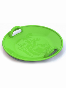 НОРДПЛАСТ Ледянка Салазка большая, 58см зеленая