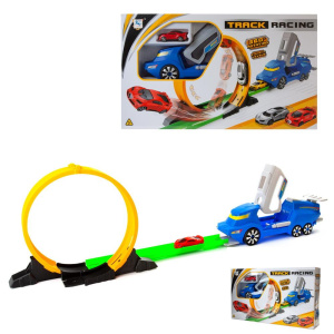 Трек с пусковым уствойством и машинкой 45,5х27х8,5 см