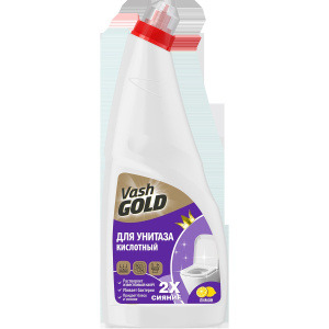 Гель для чистки унитазов VASH GOLD с ароматом лимона 750 мл