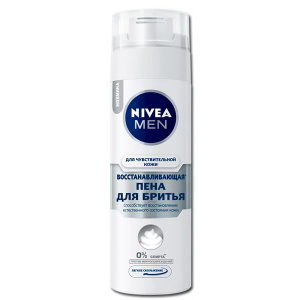 NIVEA MEN Пена для бритья Восстанавливающая для чувствительной кожи 200мл