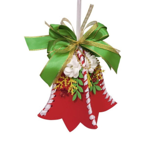 Набор для творчества Волшебная мастерская. Колокольчик новогодний из фоамирана красный