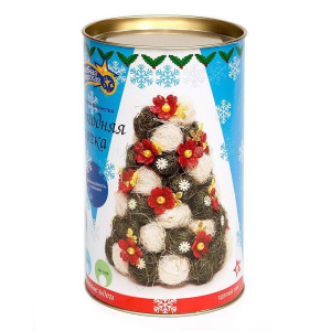 Набор для творчества Волшебная мастерская Елочка новогодняя из сизаля Сказка