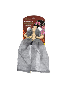 Банные штучки Мочалка-полотенце Японская мужская, 87х28 см, hard, для бани и сауны