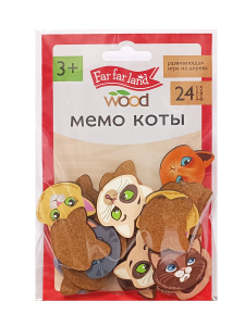 Настольная игра Десятое королевство МЕМО Коты Far far land wood 24 фишки