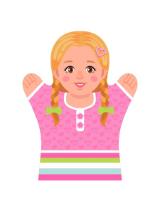 Кукольный театр Десятое королевствоКукла-перчатка Дочка Наташа