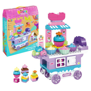 Игровой набор JUNFA Кондитерская передвижная сборная, 92 детали