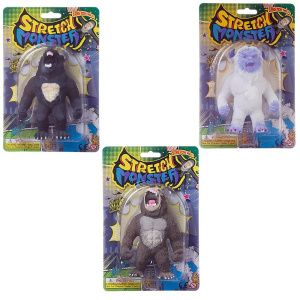 Игрушка-антистресс ABtoys Тянучка "Монстры" 15 см, на блистере. 3 в ассорт: Снежный человек, Орангутан и Медведь.