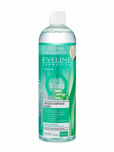 EVELINE Facemed+ Мицеллярная вода освеж.-успок. с Алоэ 3в1 500мл