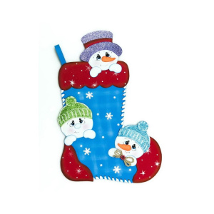 Сапожок новогодний из фоамирана, набор для творчества