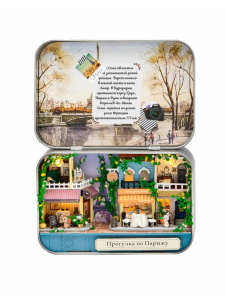 Модель сборная Hobby Day в шкатулке: Прогулка по Парижу (с подсветкой) 13*3,5*8,7 см