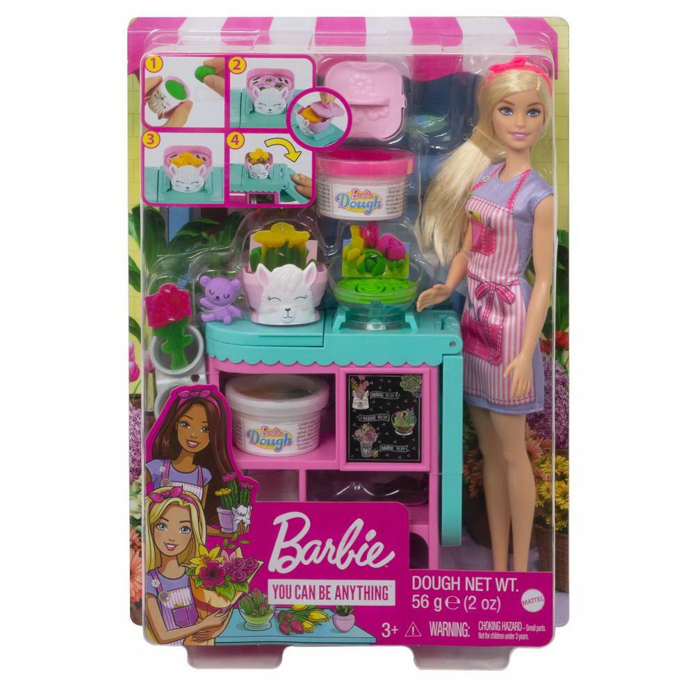 Игровой набор Mattel Barbie Флорист с цветочным магазином