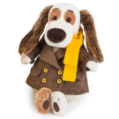 Мягкая игрушка BUDI BASA Собака Бартоломей в пальто 27 см