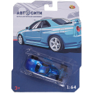 Машинка Abtoys Автосити металлическая без механизмов 1:64 в ассортименте