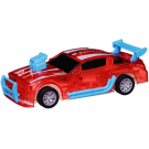 Машинка Abtoys разбивающаяся инерционная красная 1:32
