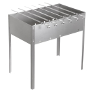 Мангал BOYSCOUT 500х300х500 мм, сборный, + 6 шампуров (нерж.), в картонной коробке