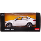 Машина металлическая 1:24 scale BMW X6, цвет белый, двери и капот открываются