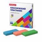 Пластилин классический ErichKrause Basic 12 цветов, 192г (коробка)